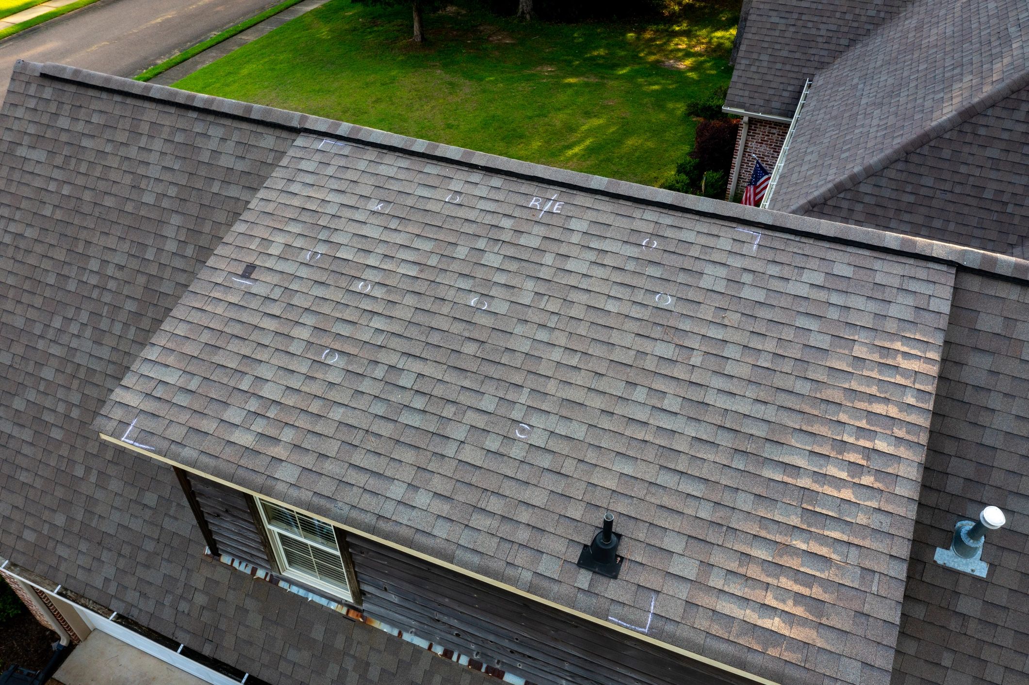 Storm-damaged roof restoration