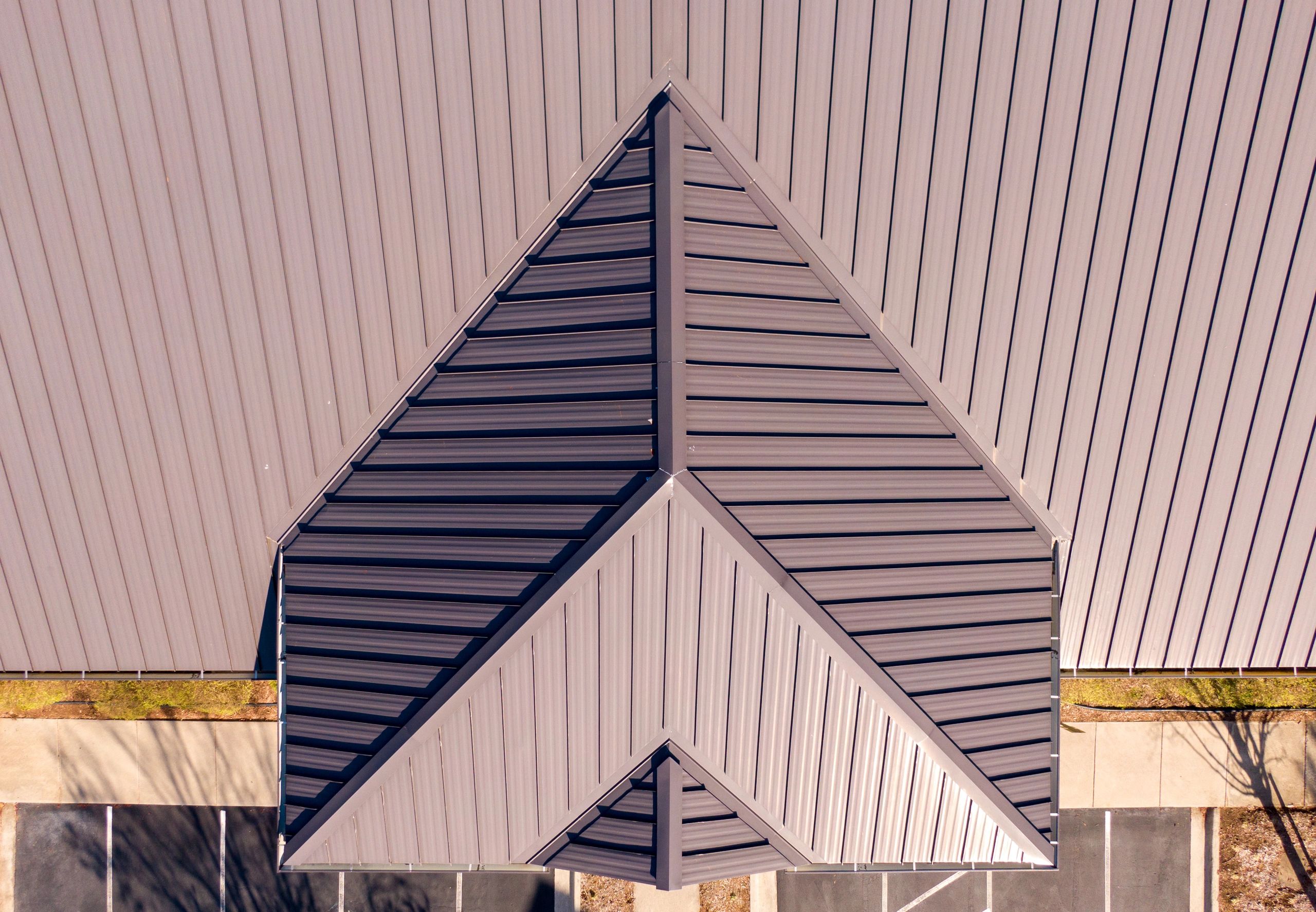 Metal roofing installation