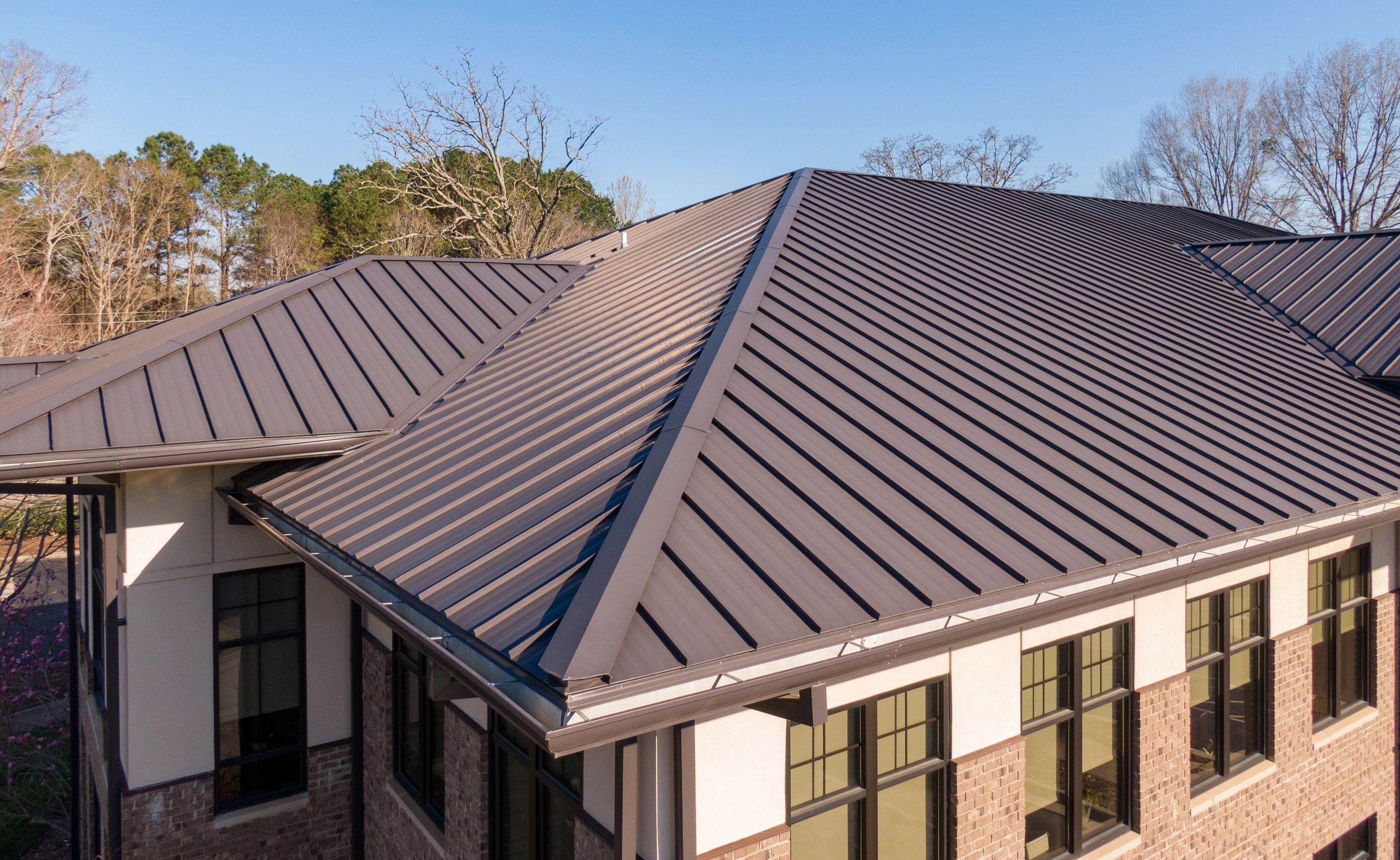 Metal roofing installation